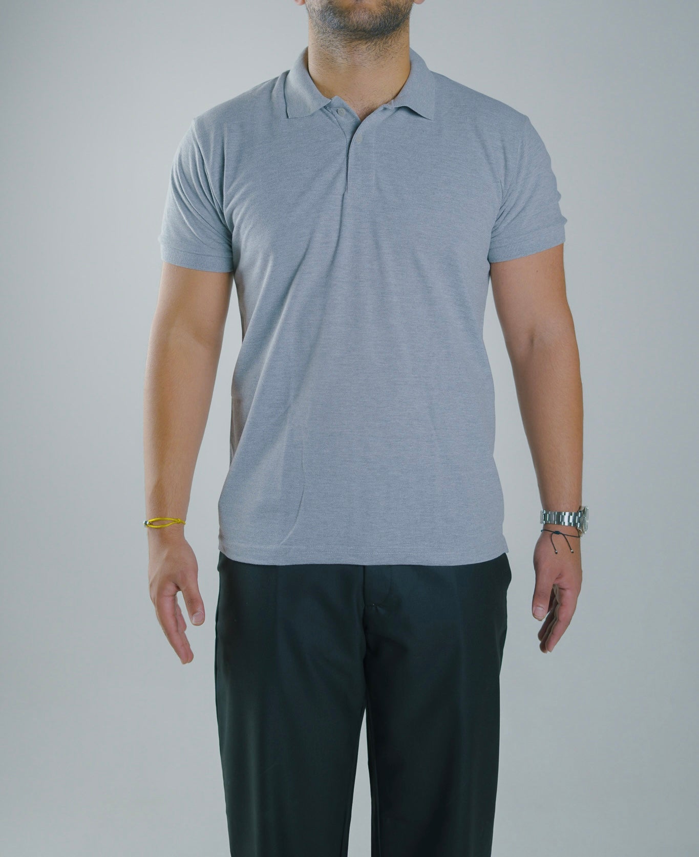 Grey Classic Polo Shirt