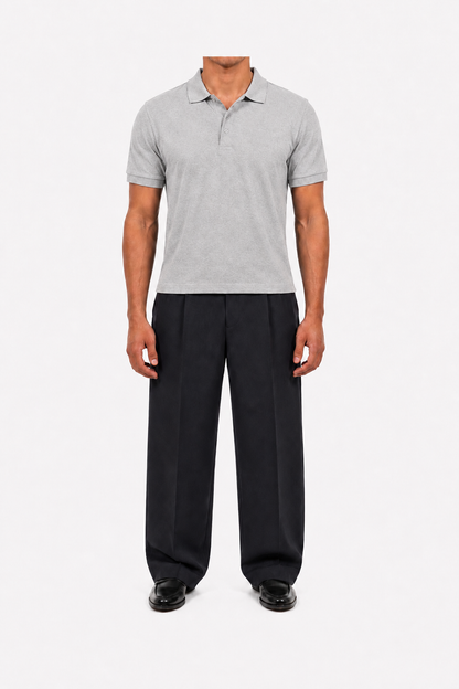 Grey Classic Polo Shirt
