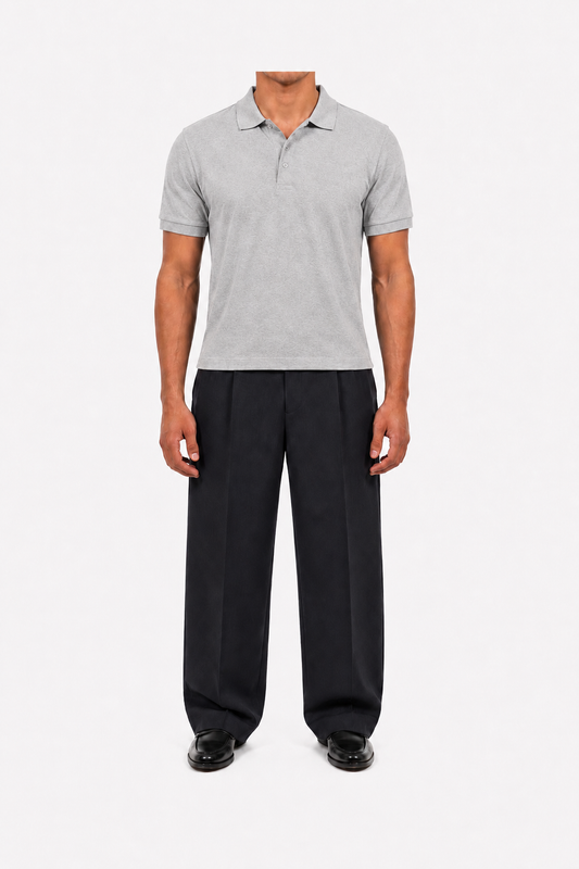 Grey Classic Polo Shirt