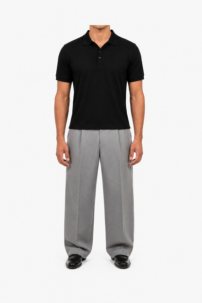 Black Classic Polo Shirt