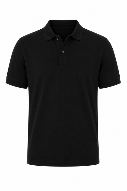 Black Classic Polo Shirt