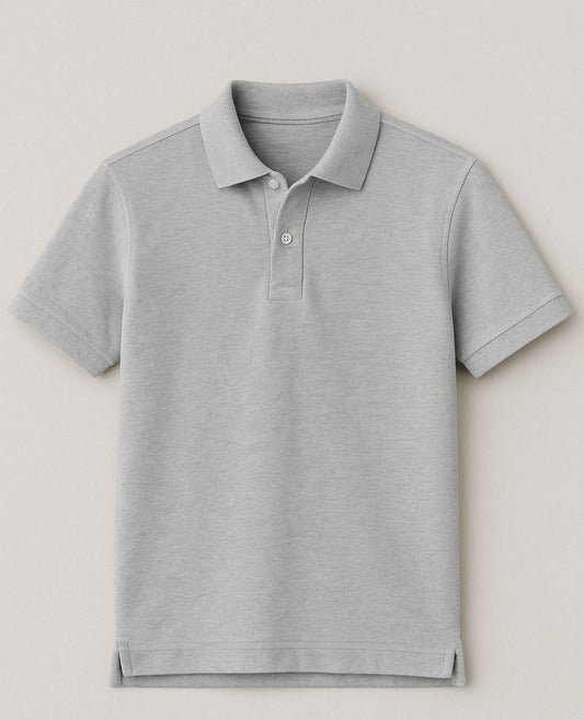 Grey Classic Polo Shirt